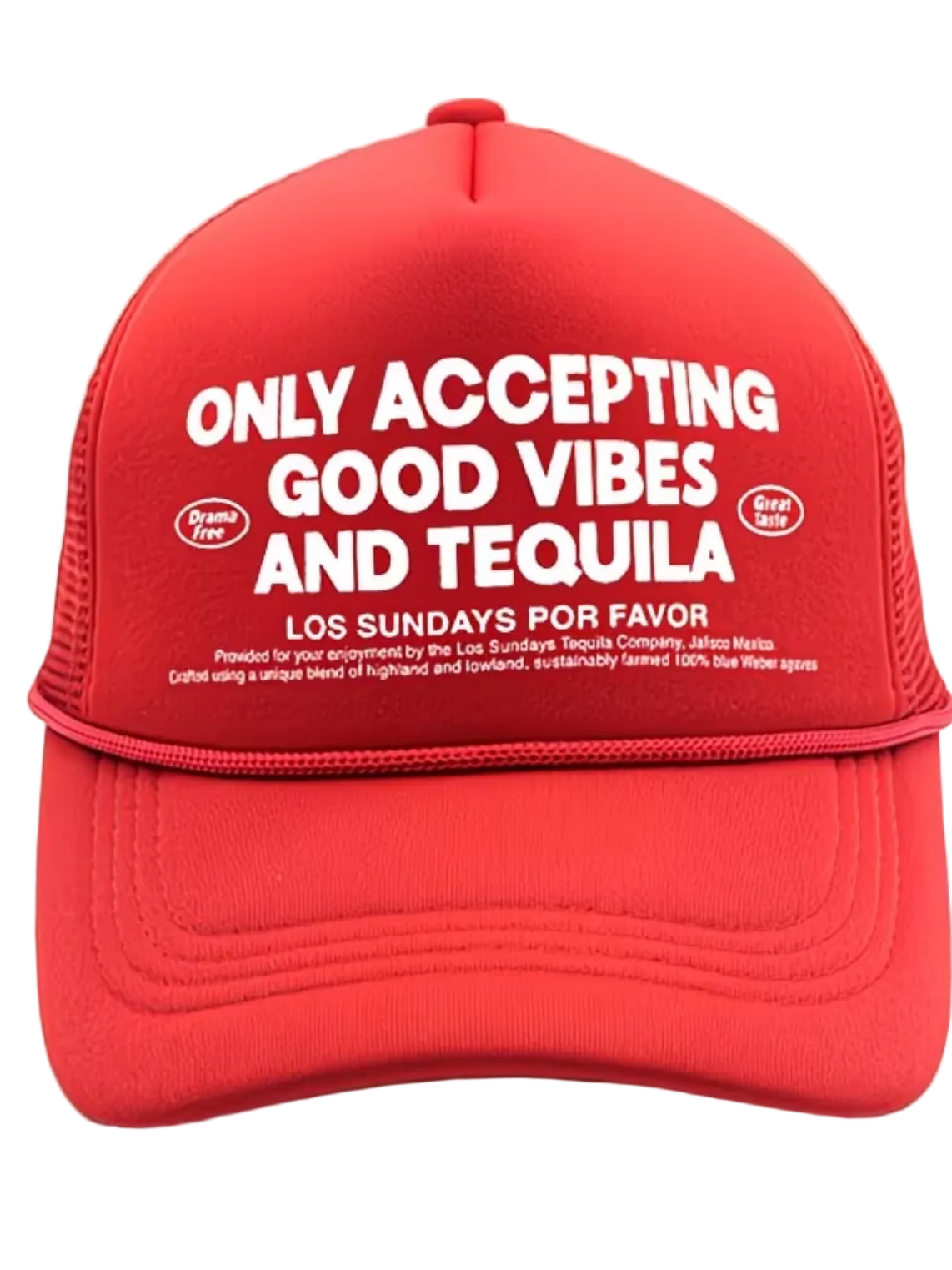 Accepting Good Vibes Statement Trucker Hats