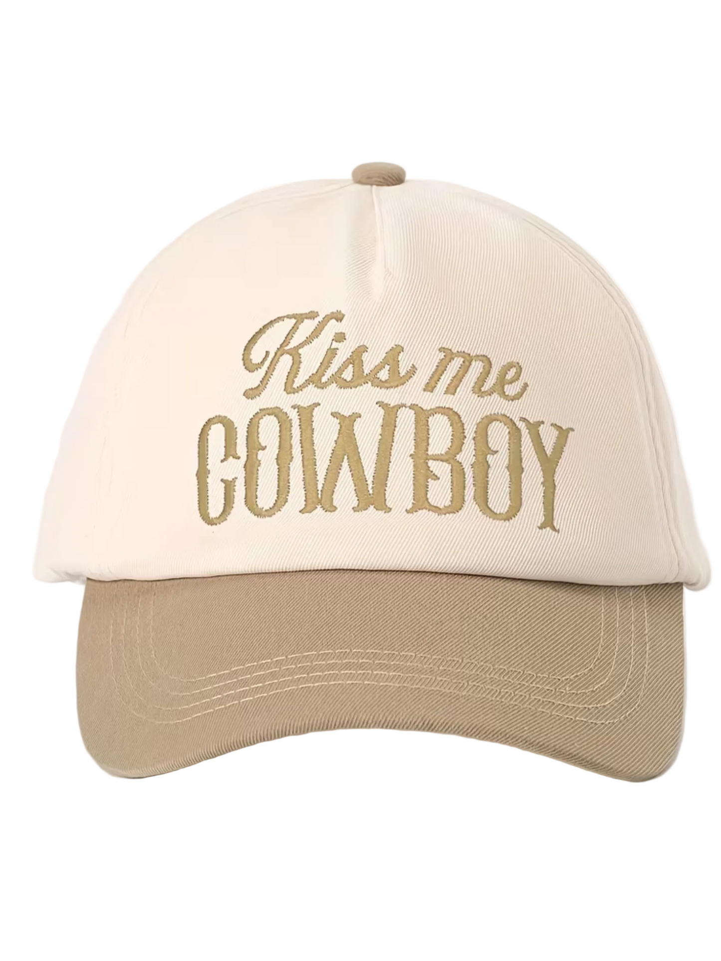 Kiss Me Cowboy Statement Dad Hat