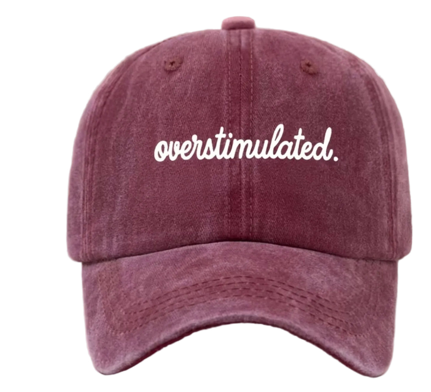 “Overstimulated” Dad Statement Hat