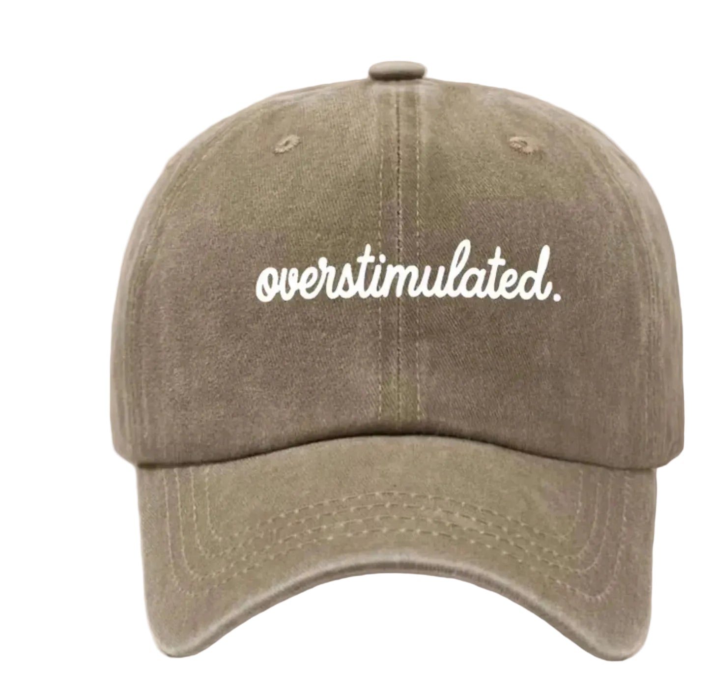 “Overstimulated” Dad Statement Hat
