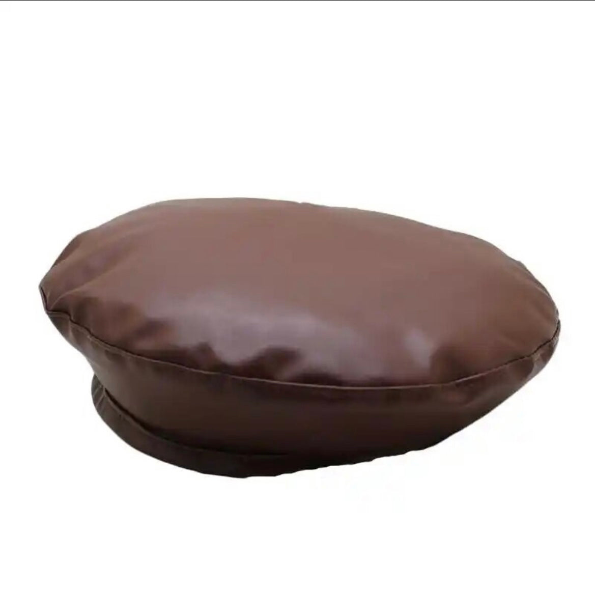 Collectors Fave: A Leather Beret To Slay your Day... Statement Beret