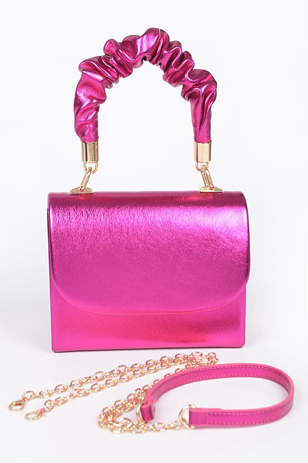 Emory Metallic Hand Bag