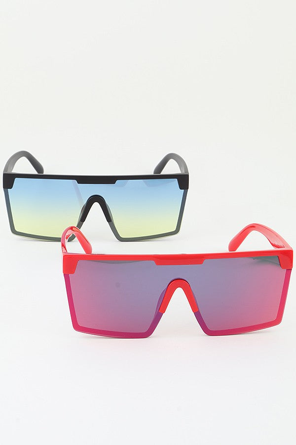 BRAZEN Flat Top Sunnies