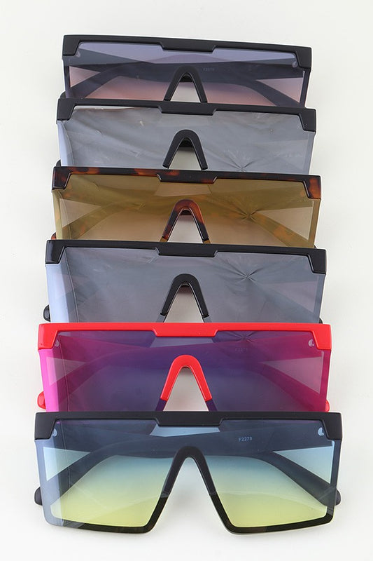 BRAZEN Flat Top Sunnies
