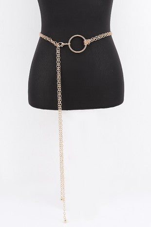 Lexi Circle Elongated Chain Belt