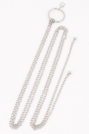 Lexi Circle Elongated Chain Belt
