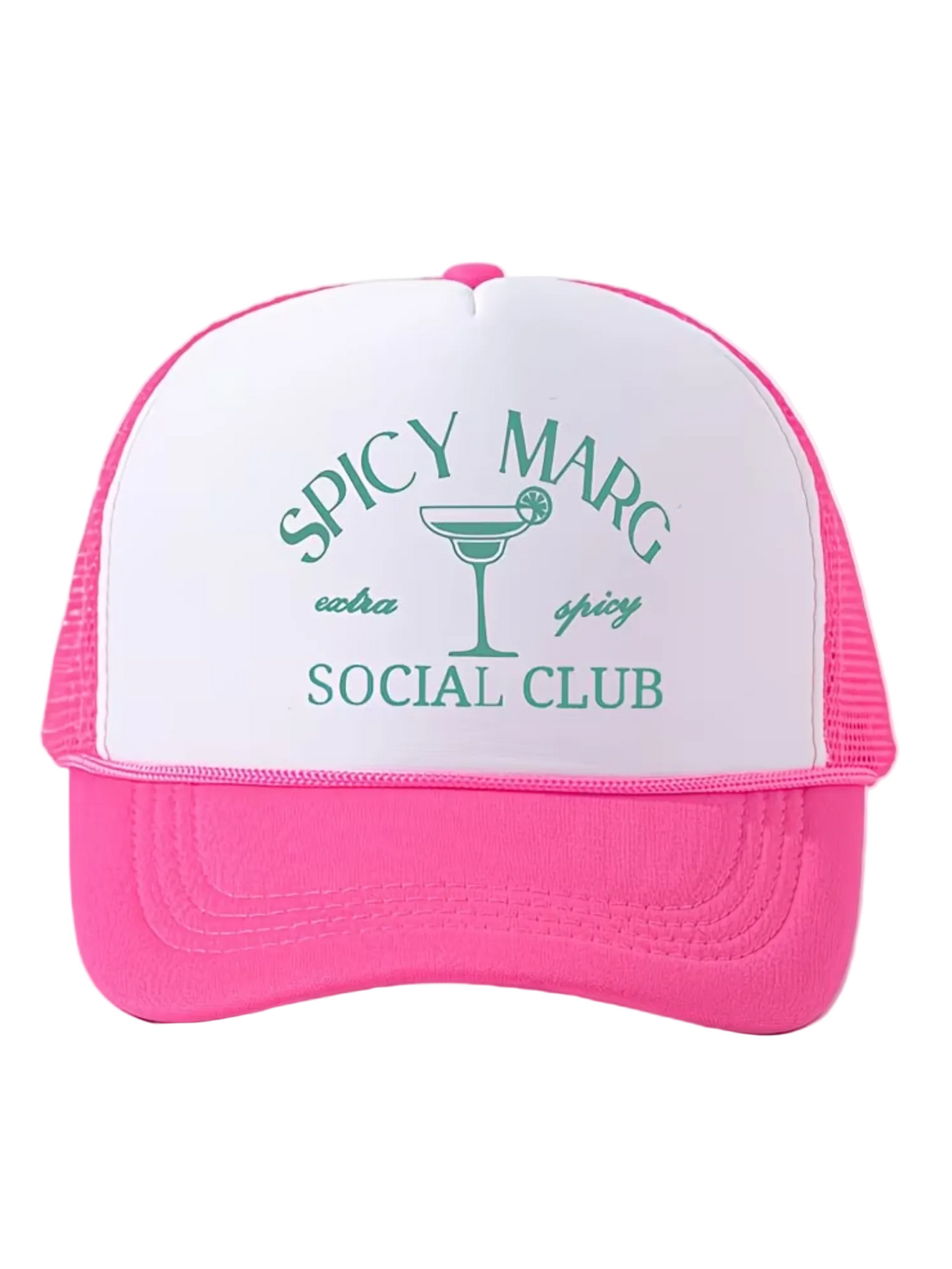 Spicy Marg Social Club Statement Trucker Hat