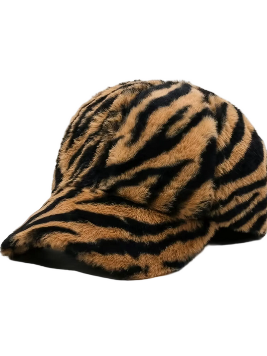 Fierce Fabulosity Zebra Sherpa Trucker Hat