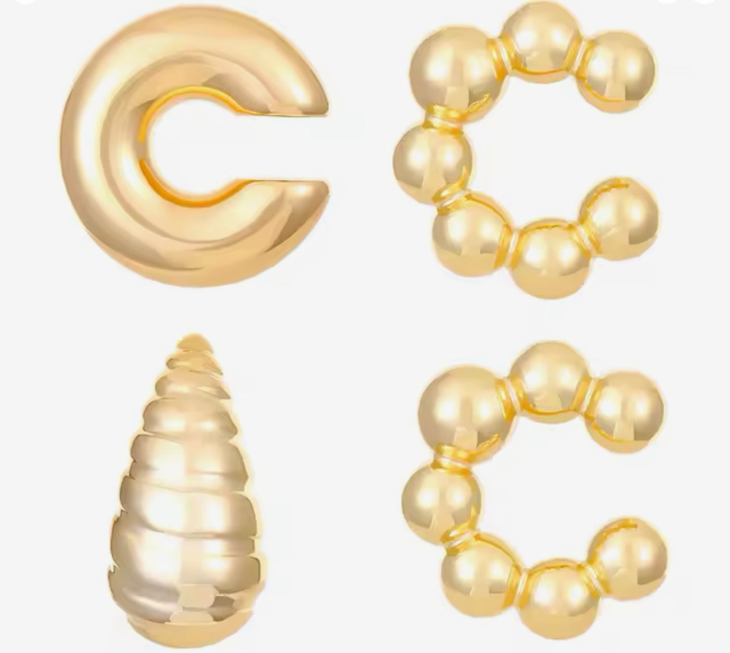 Cosmic Bliss Cluster 4 Piece Mixed Ear Cuff Set