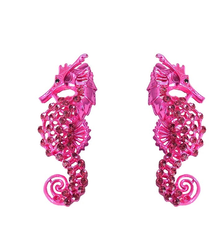 "Seize The Day" Sea Horse Diamond Statements