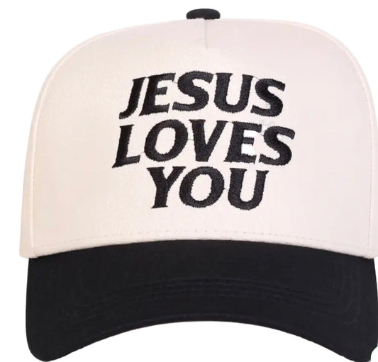 Jesus Loves You… Statement Trucker Hat