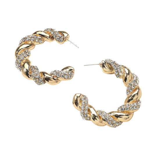 Genesis Diamond Hoop Accents