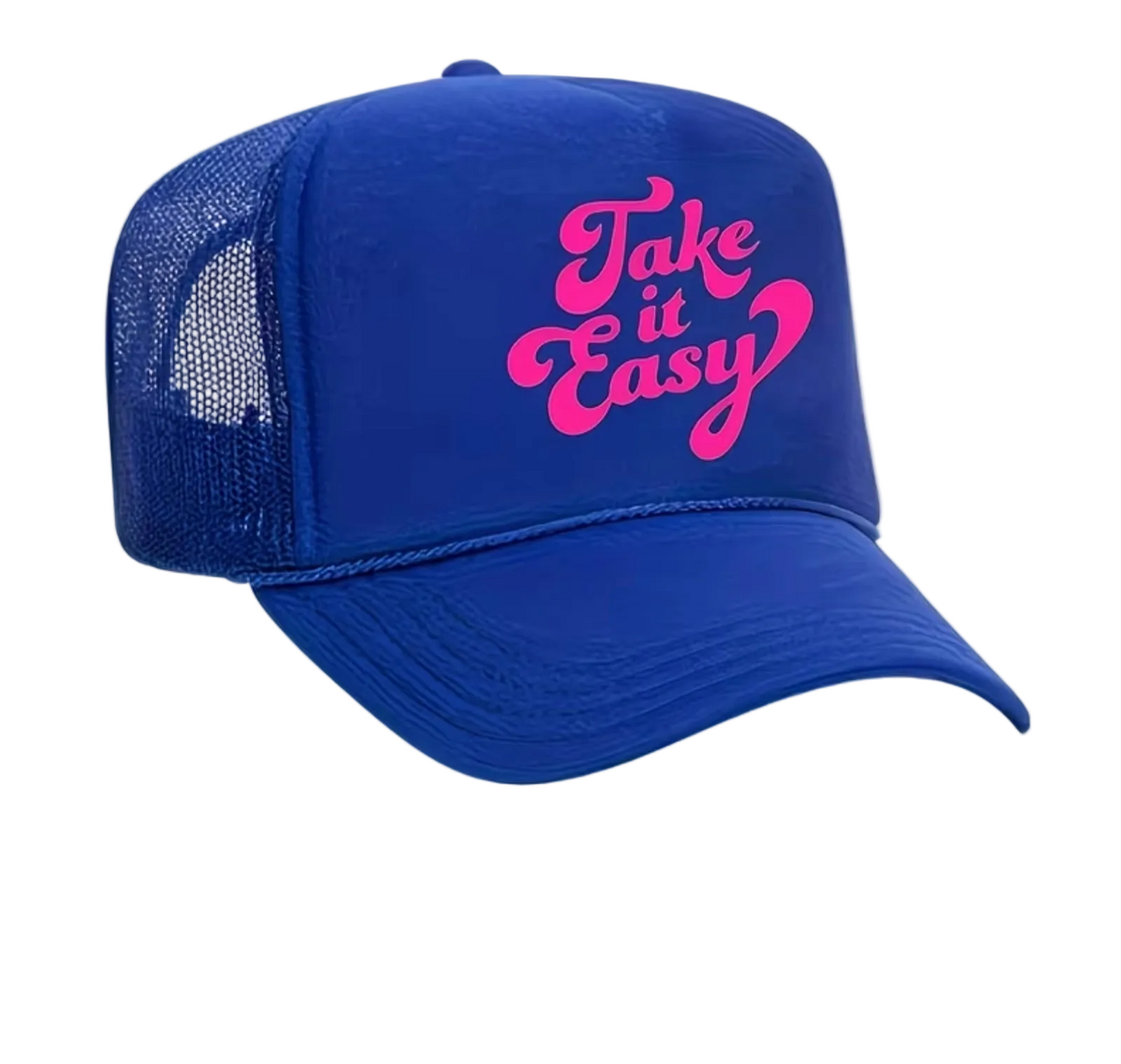 Take It Easy Statement Trucker Hat