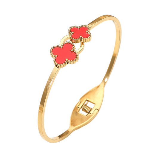 Vanna Rae Designer Quatrefoil Inspired Bracelet