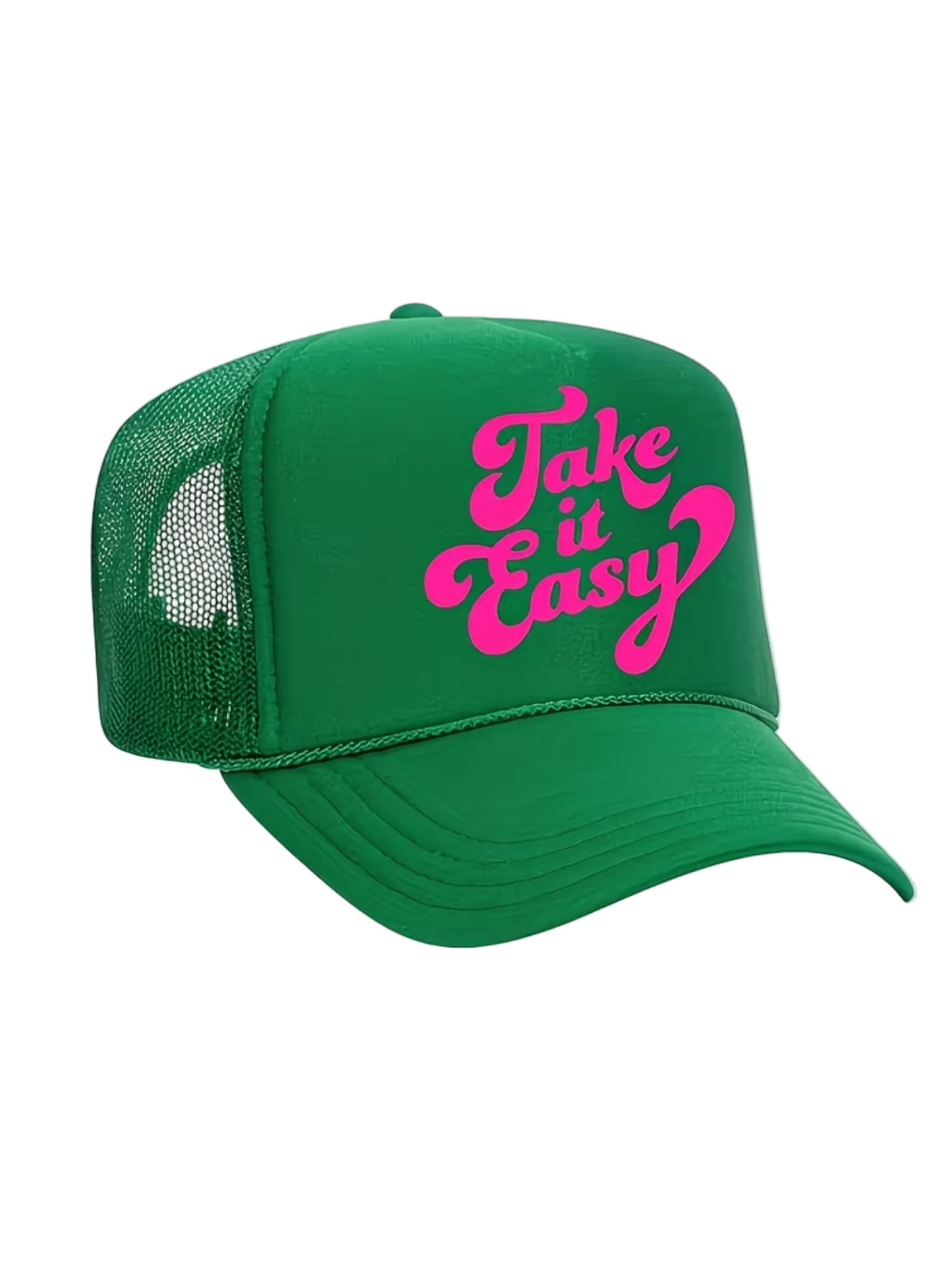 Take It Easy Statement Trucker Hat