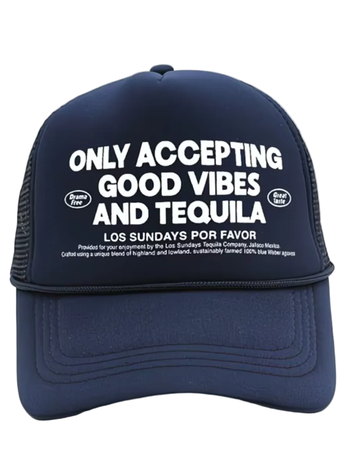 Accepting Good Vibes Statement Trucker Hats