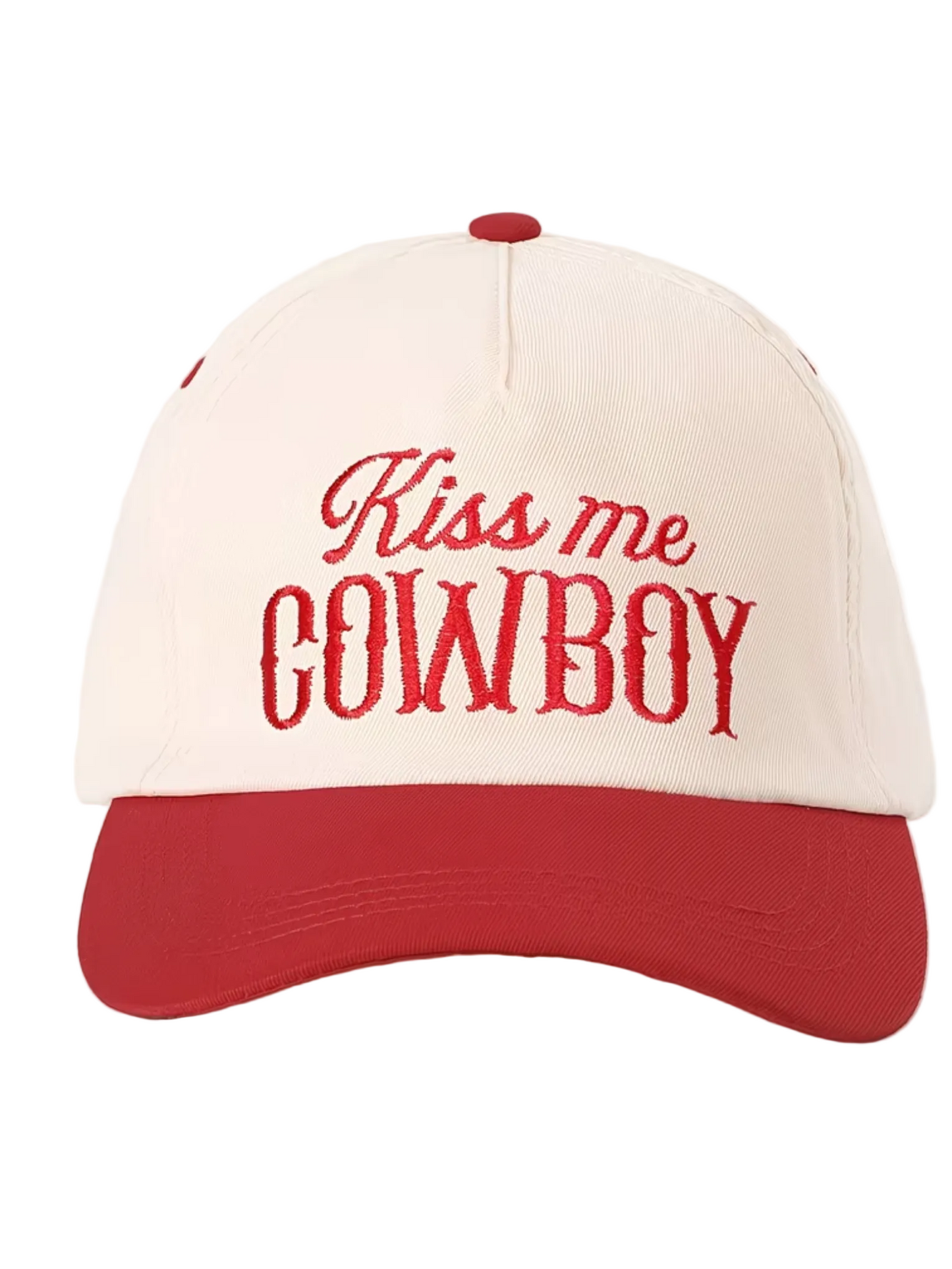 Kiss Me Cowboy Statement Dad Hat