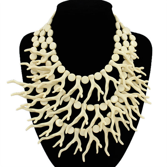 Fiona Coral Reef Statement Necklace