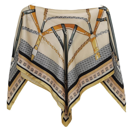 Victoria Scarf Silk Poncho
