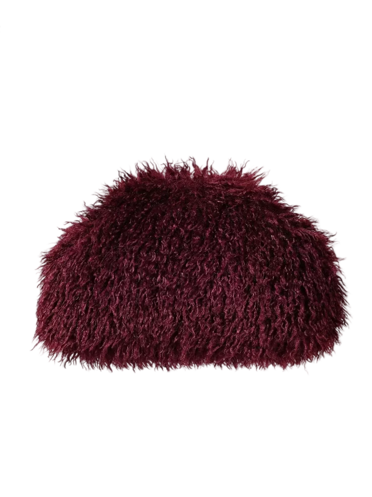 “Shug” Shag Statement Textured Oversized Snap Bag