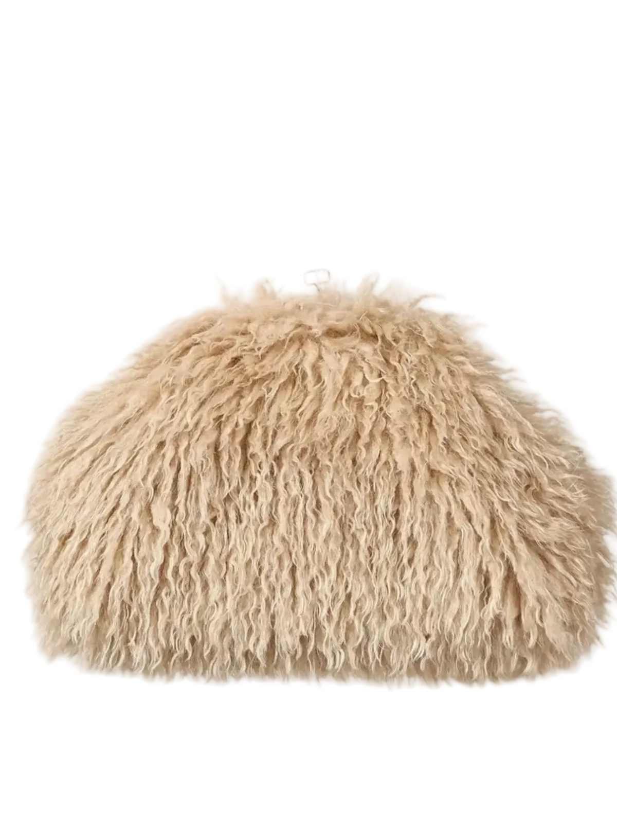 “Shug” Shag Statement Textured Oversized Snap Bag