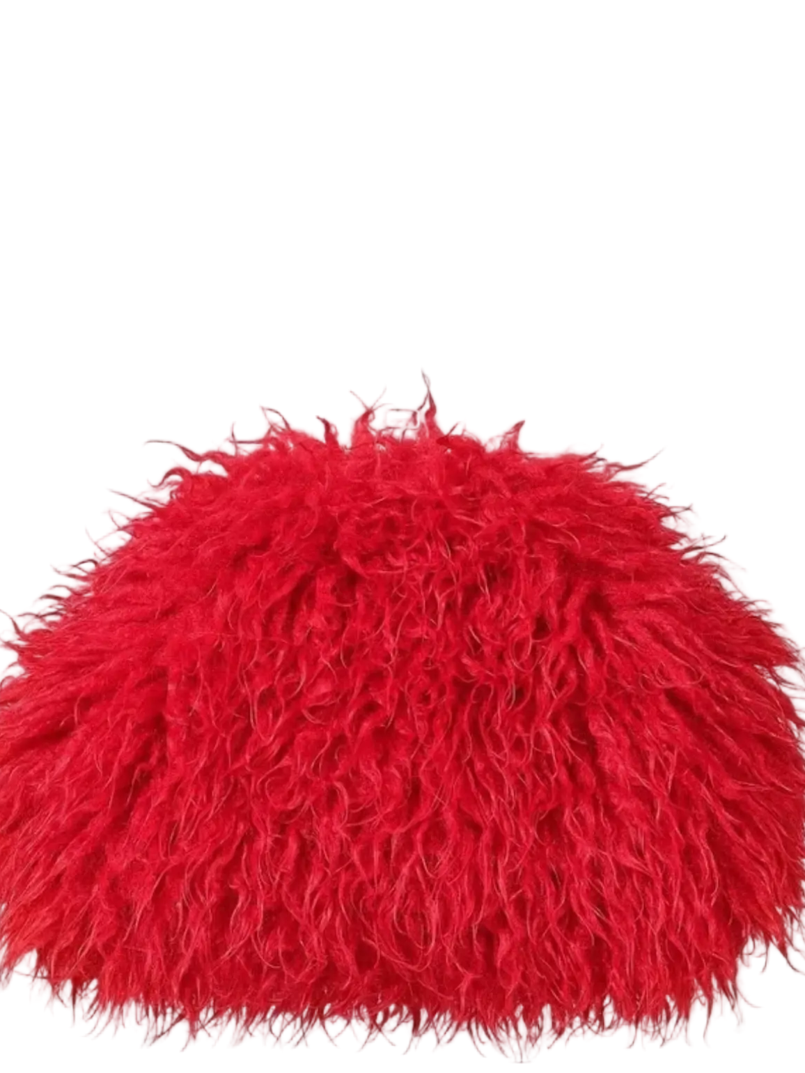“Shug” Shag Statement Textured Oversized Snap Bag