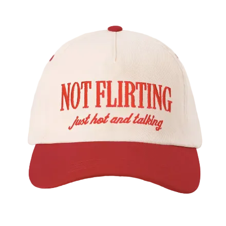"Not Flirting..." Statement Dad Hat