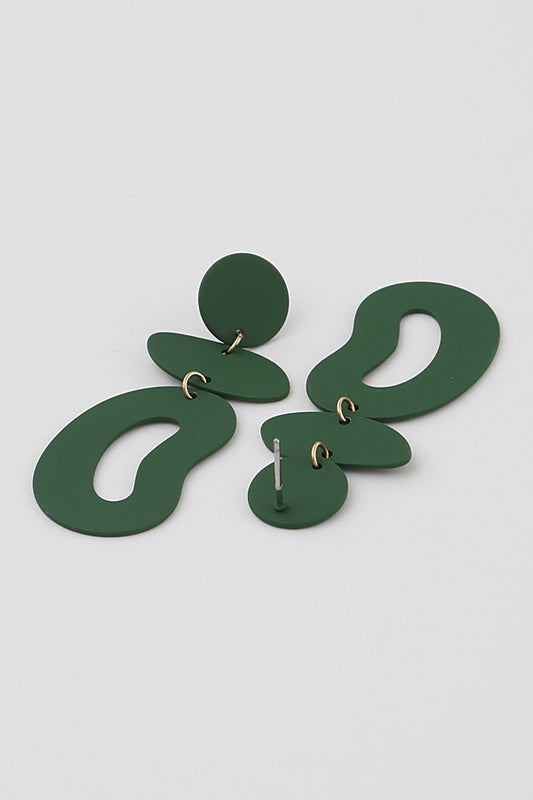 Distracted Attraction Geo Earrings