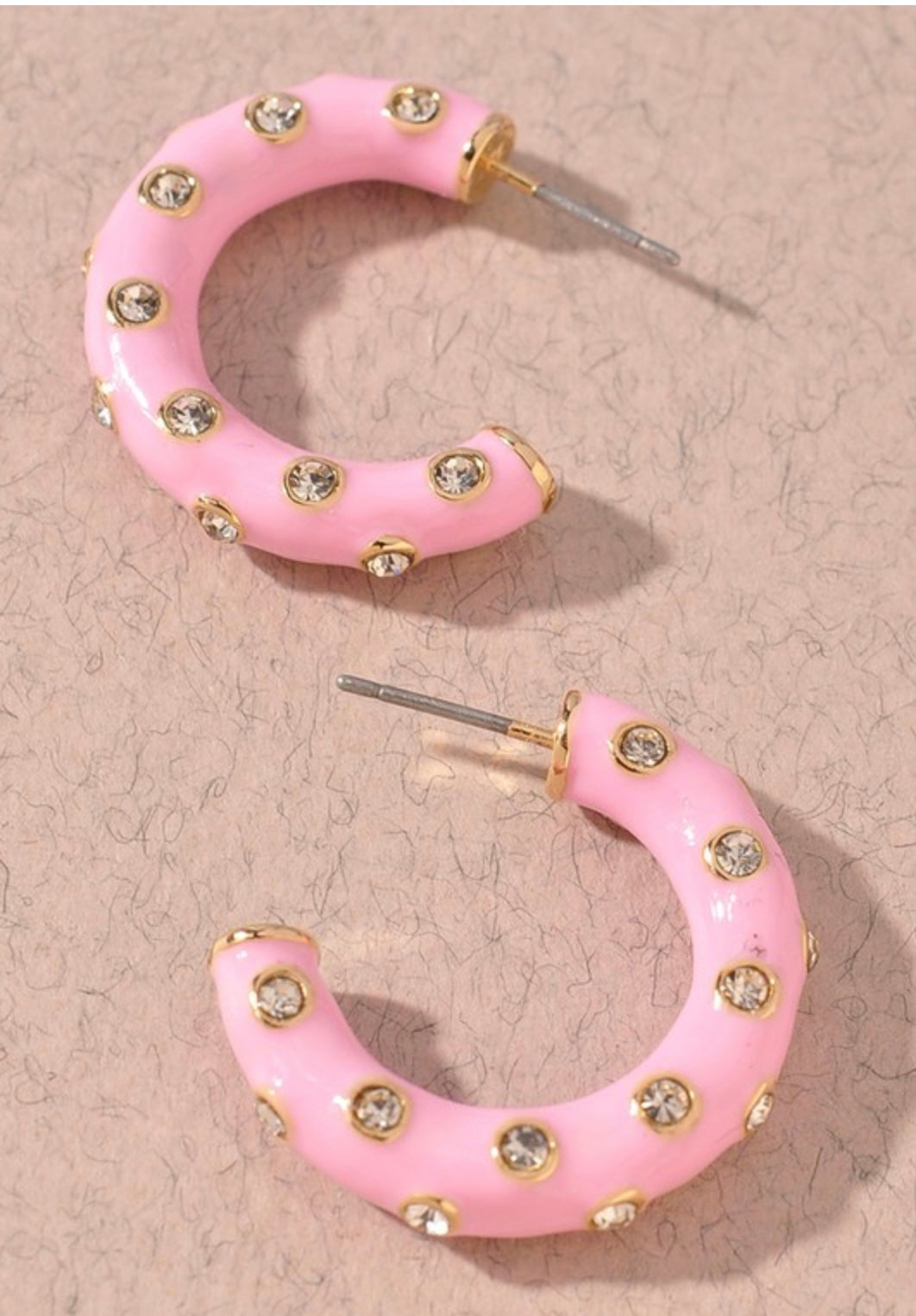 Payton Pastel Studded Mini Hoops
